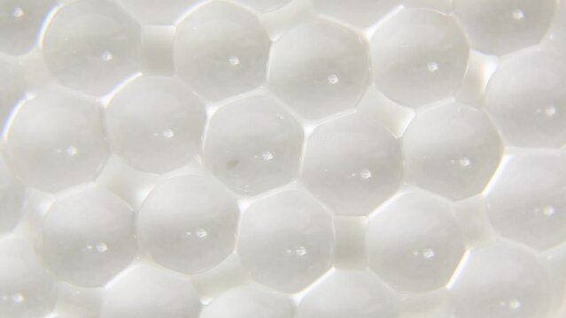 Orbeez balls rotate. ASMR video. Hydrogel balls rotate in a circle.