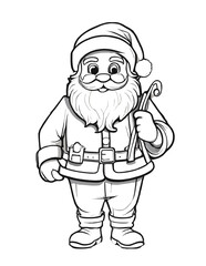  christmas santa claus coloring book for children