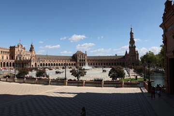 Fototapeta premium seville plaza de espana