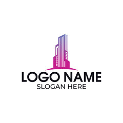skyline building logo design