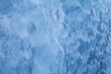 Close-up photo of a melting iceberg. Global warming concept