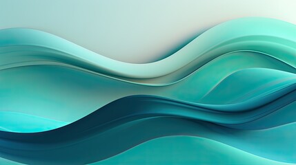 Obraz premium Abstract turqiuous wave background