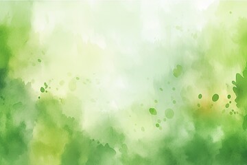 Fototapeta premium green watercolor background