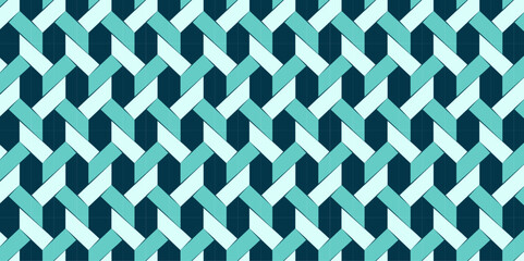 Dark green woven seamless pattern, suitable for wall decoration, interior design, wallpaper, background, floor, fabric, onrmanet