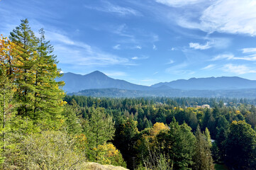 landscape with sky and clouds Issaquah Washington PNW