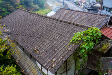 日本の岡山県矢掛町の古くてとても美しい建物 - obrazy, fototapety, plakaty