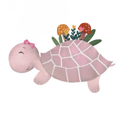 Watercolor Sea Turtle 