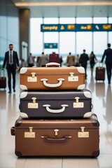 Luggage at an airport 