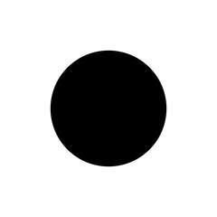 Black circle center transparent background, png. Round circle object for insert object inside, empty logo template. Black circle icon.