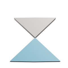 3 D illutration of abstract shape icon