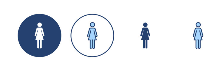 Female icon vector. woman sign and symbol