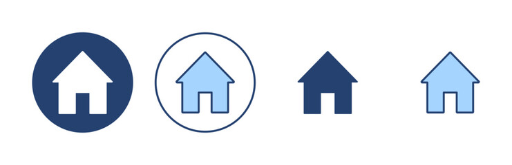 House icon vector. Home sign and symbol