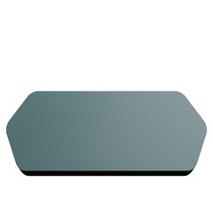 3 D illutration of abstract shape icon