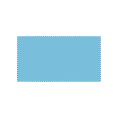 シンプルな青色の点線フレーム