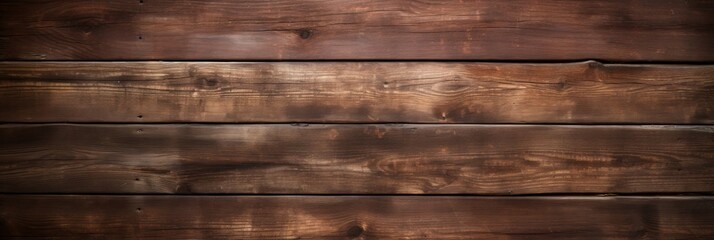 Naklejka premium Vintage brown rustic wooden texture with bright light illuminating a single wood background