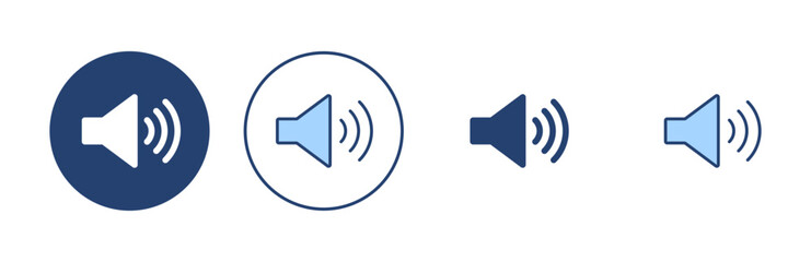 Speaker icon vector. volume sign and symbol. loudspeaker icon. sound symbol