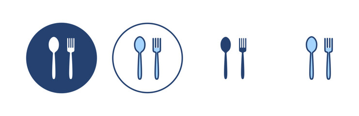 spoon and fork icon vector. spoon, fork and knife icon vector. restaurant sign and symbol