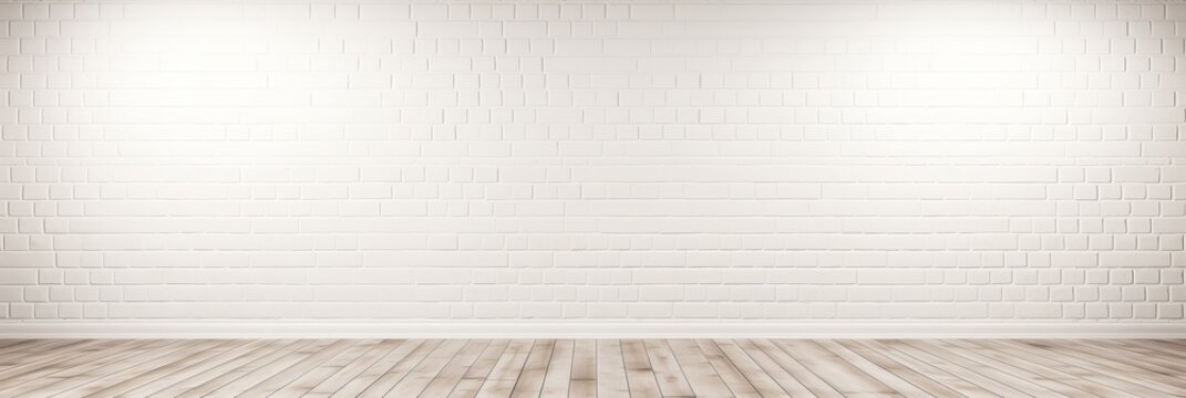 Aesthetic white painted vintage brick wall background for artistic designs and creative projects