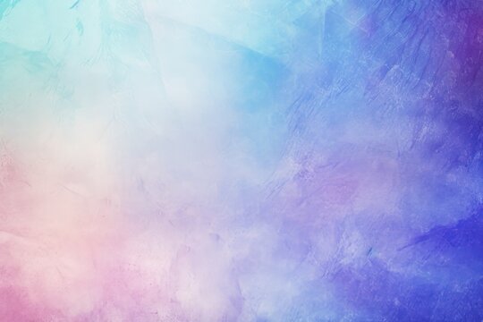 2 colors abstract watercolor background for design. Color gradient, purple, blue iridescent, bright, fun. Rough, grain, noise, grungy