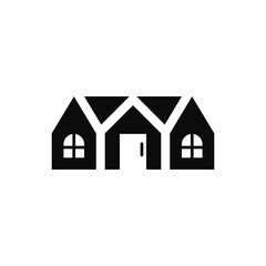 Modern and unique minimalist style house icon