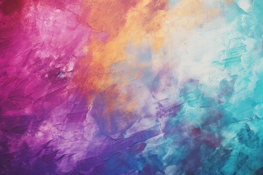 colors abstract watercolor background for design. Color gradient,  iridescent, bright, fun. Rough, grain, noise, grungy