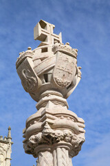 Historic architecture of the old town of Sintra, Portugal.