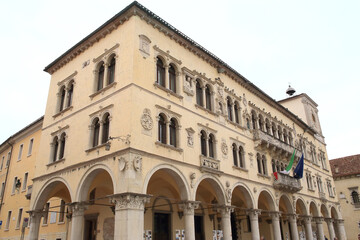 Fototapeta na wymiar historic centre of Belluno, Italy