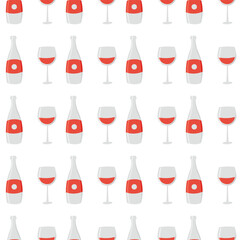 glass wine bottle drink alcoholic france grapes