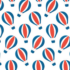 aerostat hot air balloon france flag fly