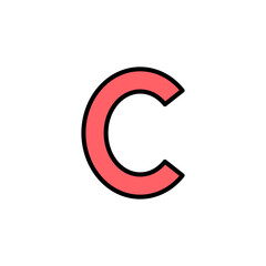 Copyright icon set illustration. copyright sign and symbol