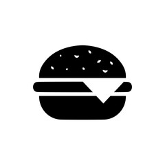 Burger hamburger logo icon design.