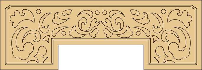 Luxury festive Chinese oriental traditional culture premium classical decoration red gold line art design vector illustration. Covers, greeting cards, logos, packaging, posters, backgrounds -Greeting 