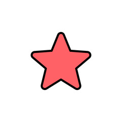 Star Icon set illustration. rating sign and symbol. favourite star icon