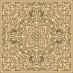 Fototapeta premium Luxury festive Chinese oriental traditional culture premium classical decoration red gold line art design vector illustration. Covers, greeting cards, logos, packaging, posters, backgrounds -Greeting 