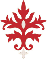 Luxury festive Chinese oriental traditional culture premium classical decoration red gold line art design vector illustration. Covers, greeting cards, logos, packaging, posters, backgrounds -Greeting 