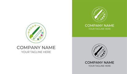 Art logo Design template Art Icon Logo Design template
