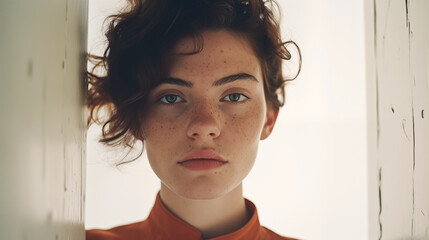 portrait of a woman beauty film