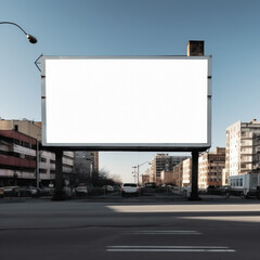 Fototapeta premium Elegant prototype of a blank afternoon-shade ad 
