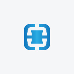 Abstract Logo Icon For Plumbing and Steel Business
