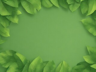 green leaf frame