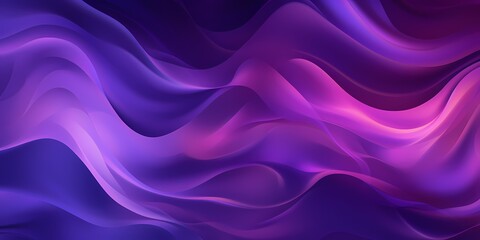 Obraz premium Purple fluid smoke abstract web background - generative ai