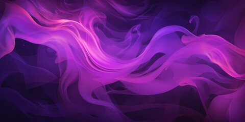 Purple fluid smoke abstract web background - generative ai - obrazy, fototapety, plakaty