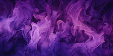 Purple fluid smoke abstract web background - generative ai