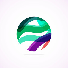 Abstract circle logo - minimalist emblem, timeless and universal shape of circle. Unique logo represent range of brands and concepts, encapsulating simplicity and creativity in single, iconic image