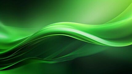 AI generated illustration of wavy patterns on a green background