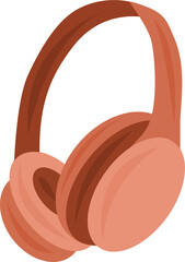 headphones isolated on white