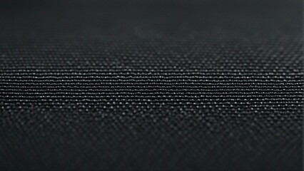 AI generated illustration of a macro shot of a black fabric