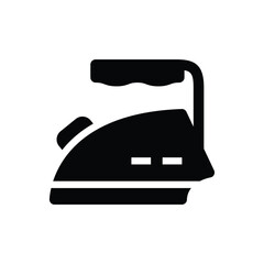 Clothes iron vector icon