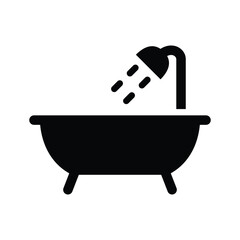 Bathtub vector icon
