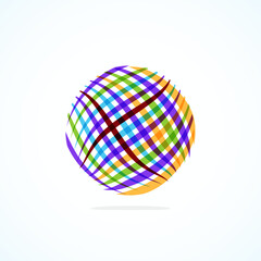 Abstract circle logo - minimalist emblem, timeless and universal shape of circle. Unique logo represent range of brands and concepts, encapsulating simplicity and creativity in single, iconic image